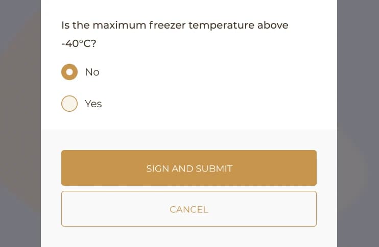 Scan, sign, and submit the log from any mobile device
